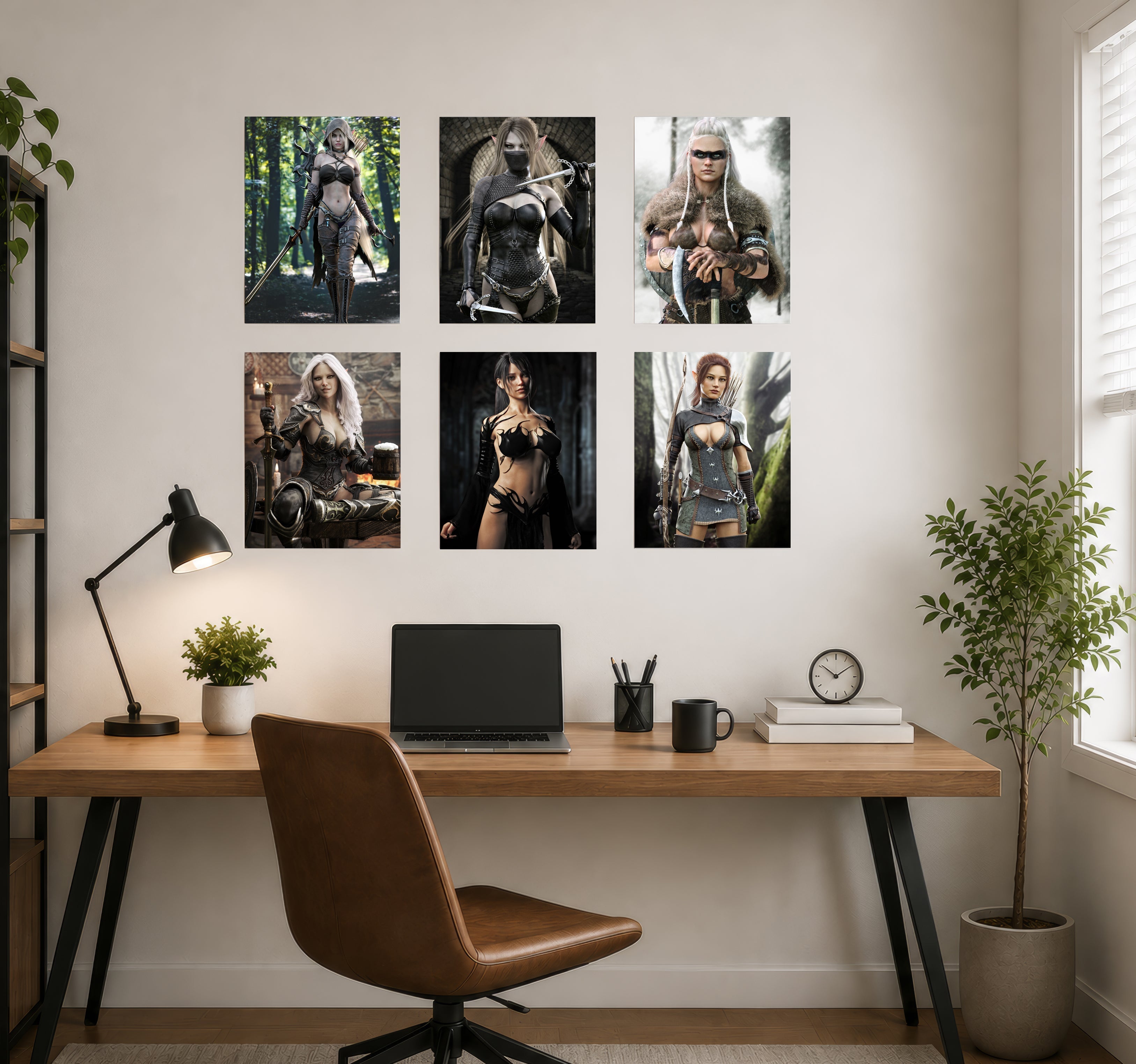 Fantasy collection of female characters for a blog