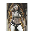 Fantasy Elven Archer Canvas Print – Warrior Elf Wall Art- No AI- Human created illustraion art