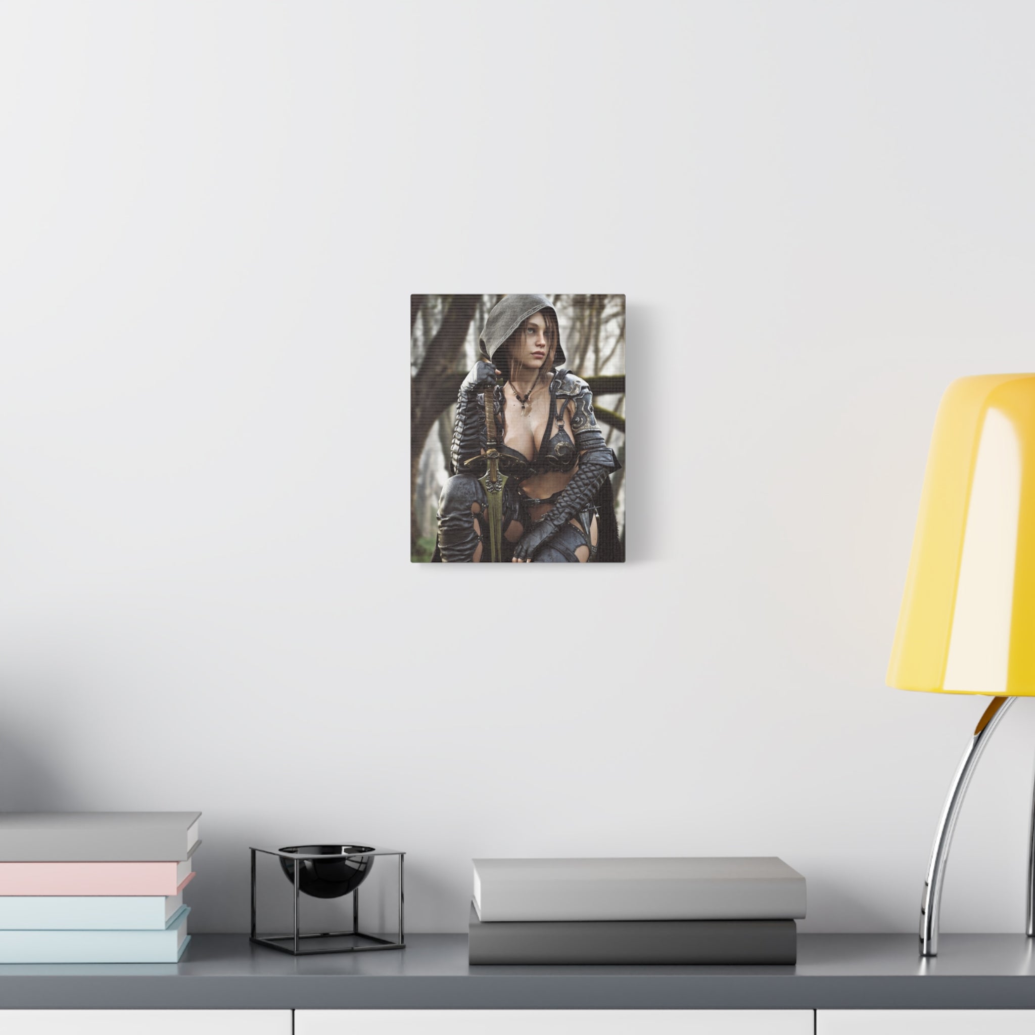 Female Ranger Canvas Wall Art | Handcrafted Fantasy Canvas Art Print