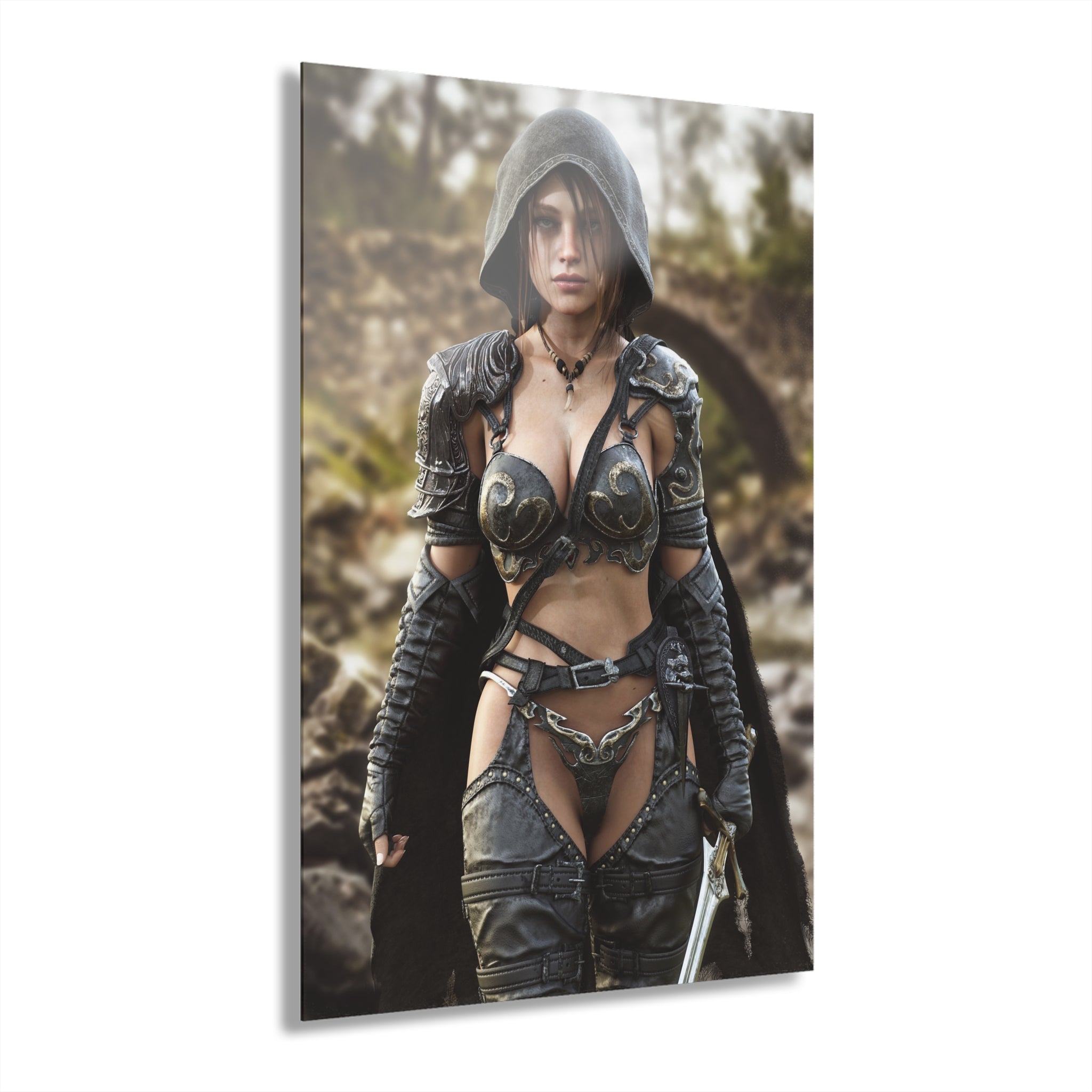 Premium Acrylic Fantasy Ranger Handcrafted Art (French Cleat Hanging)