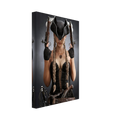 Handcrafted fantasy artwork featuring a female pirate with long braided hair wearing a tricorne hat and leather corset while holding dual flintlock pistols. A dramatic pirate portrait with cinematic lighting, perfect for fantasy collectors, gaming rooms, nautical décor, and pirate enthusiasts.